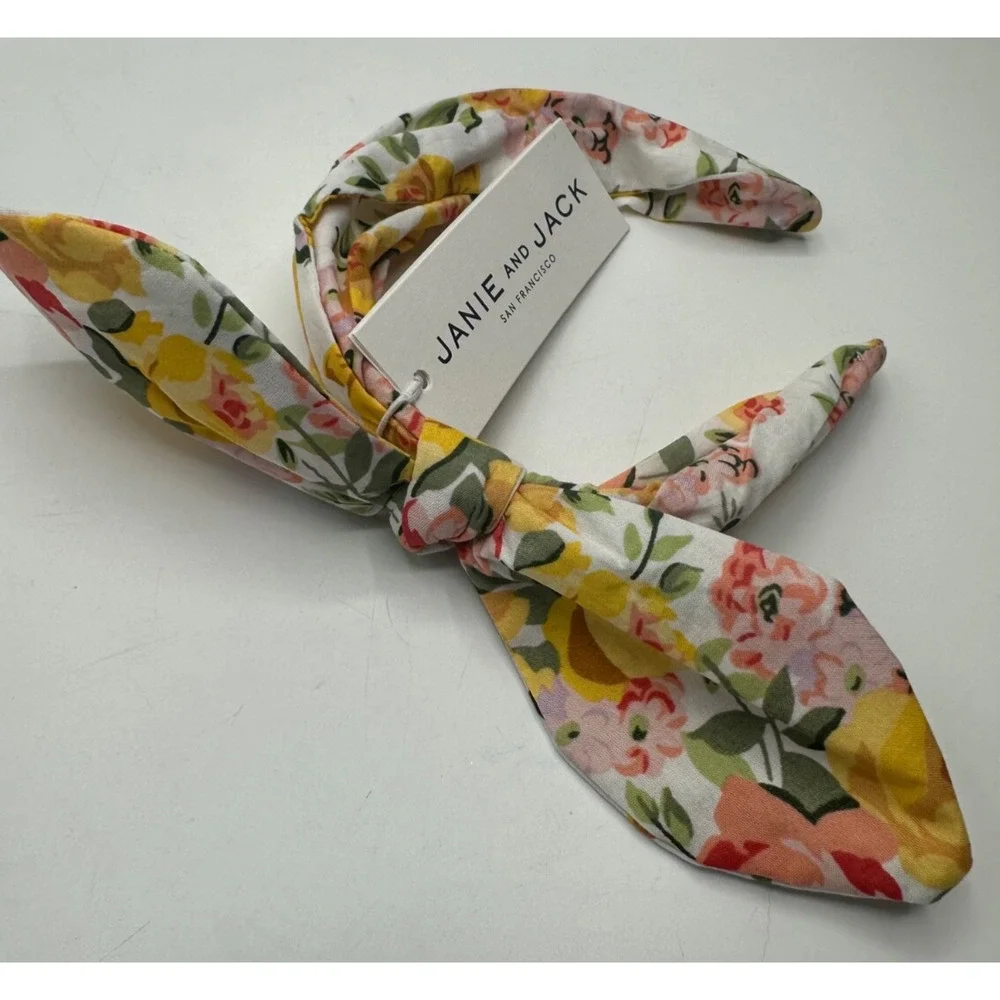 NEW Janie And Jack Hair Kids Flower Solid Plaid Headband Bow Bundle Lot of 3 C30